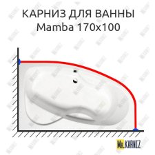 Карниз для ванны Alpen Mamba 170х100 Усиленный 20 мм MrKARNIZ